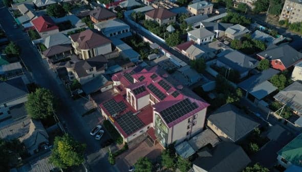 Солнечная электростанция на объекте: Отель Altair